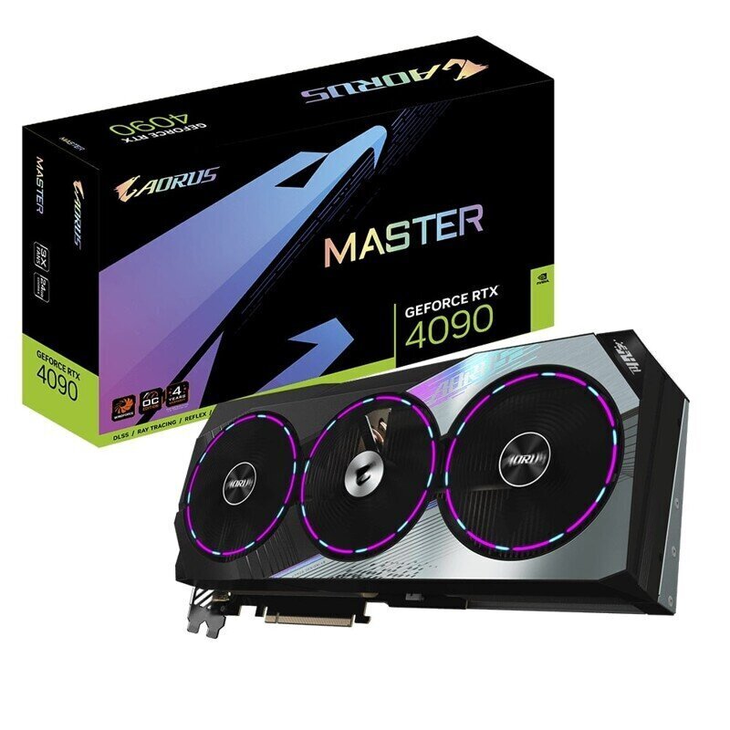 Graafikakaart Gigabyte Aorus GeForce Rtx 4090 Master 24G цена и информация | Videokaardid (GPU) | kaup24.ee