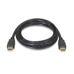 HDMI Nanokaabel HDMI V2.0, 0.5m 10.15.3600 V2.0 4K 0,5 m, Must hind ja info | Kaablid ja juhtmed | kaup24.ee