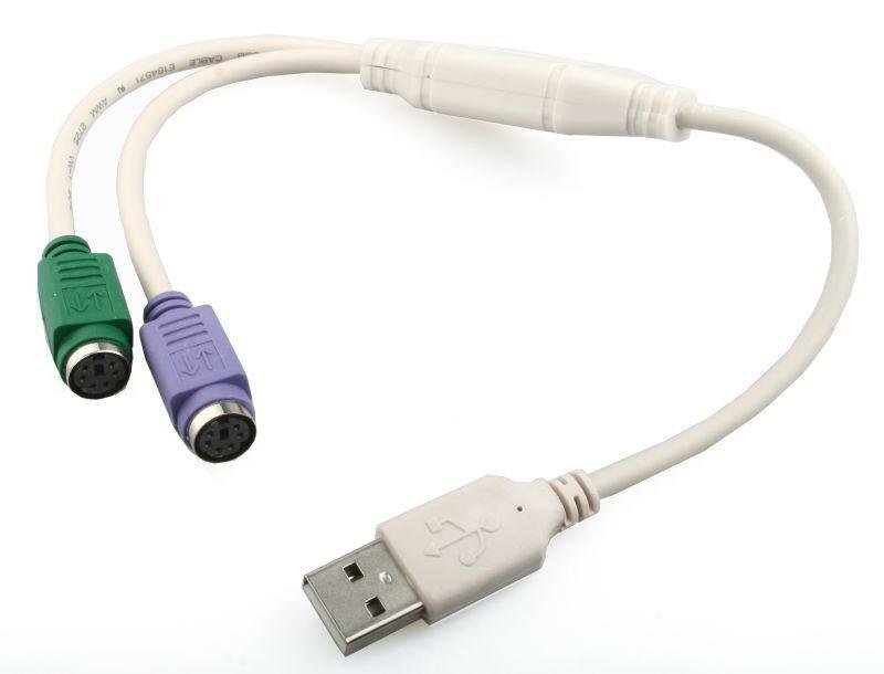 PS/2 A USB-konverter GEMBIRD UAPS12 30 cm hind ja info | Smart TV tarvikud | kaup24.ee