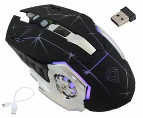 Беспроводная оптическая игровая мышь с подсветкой цена и информация | Мыши | kaup24.ee