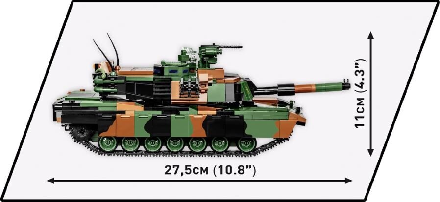 COBI - Plastkonstruktorid-2623, M1A2 ABRAMS SEPV3 hind ja info | Klotsid ja konstruktorid | kaup24.ee