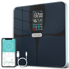 Умные весы с VA экраном Lepulse FI1902B, тёмно-синие цена и информация | Весы (бытовые) | kaup24.ee