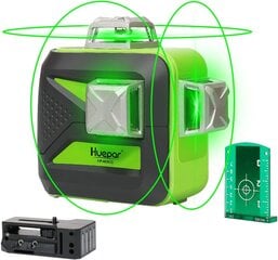 Lasertase ristuvate joontega Huepar 603CG, roheline цена и информация | Механические инструменты | kaup24.ee