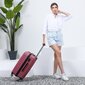 Keskmine kohver Polina, M, roosa hind ja info | Kohvrid, reisikotid | kaup24.ee