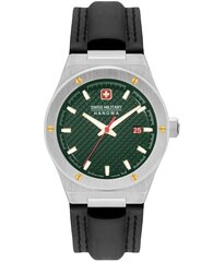 Meeste käekell Swiss Military Hanowa Sidewinder Leather Green цена и информация | Мужские часы | kaup24.ee