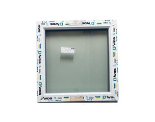 Неоткрывающееся окно, PVC 800x900 мм цена и информация | Пластиковые окна | kaup24.ee