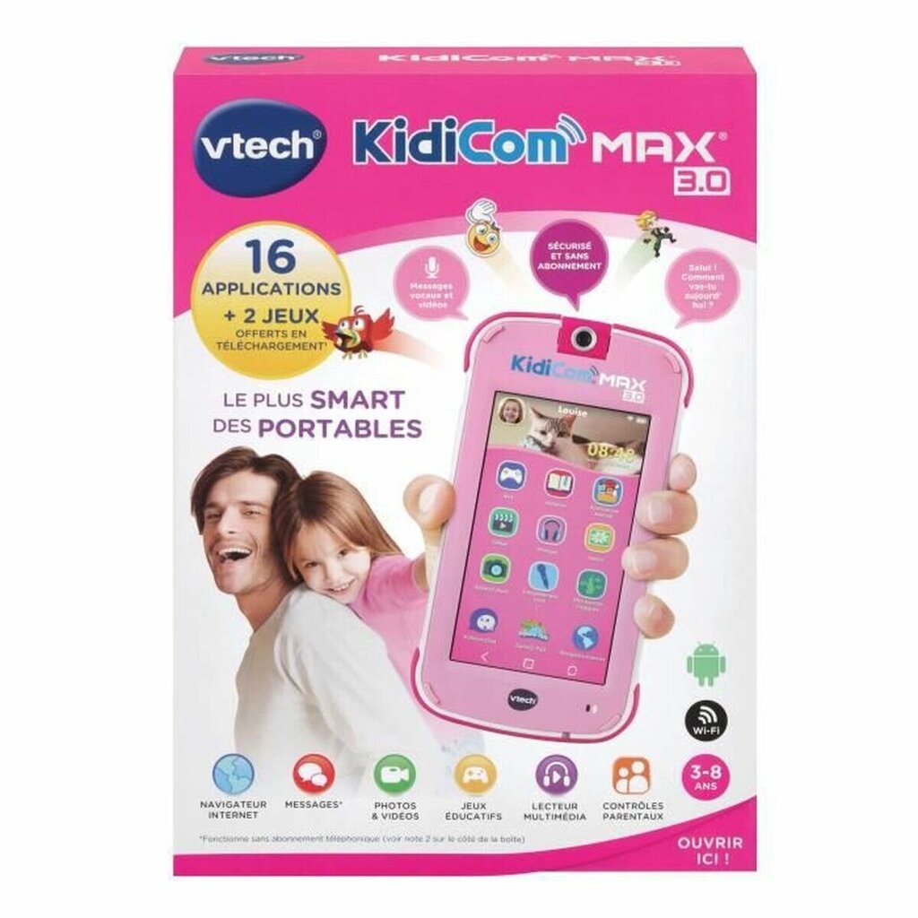 Interaktiivne tahvel lastele Vtech Kidicom Max 3.0 (FR) hind ja info | Tüdrukute mänguasjad | kaup24.ee