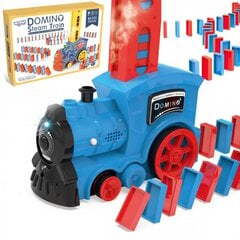Elektriline doomino vedur koos auruga, sinine hind ja info | Poiste mänguasjad | kaup24.ee