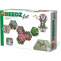 Komplekt SES Creative Beedz Art - Hex tiles Botánica (FR) hind ja info | SES Creative Lapsed ja imikud | kaup24.ee