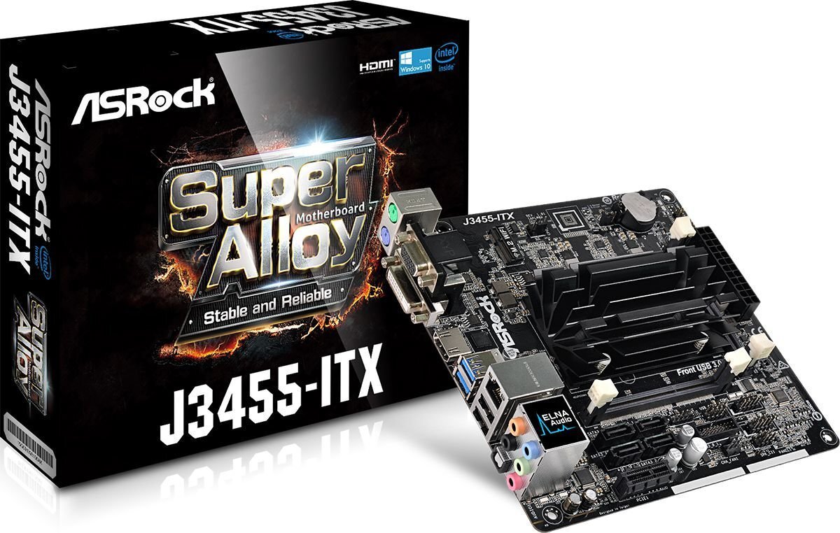 ASRock J3455-ITX hind ja info | Emaplaadid | kaup24.ee