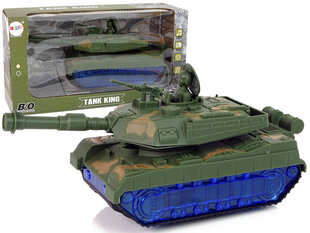 Игрушечный военный танк с синими гусеницами цена и информация | Развивающий мелкую моторику - кинетический песок KeyCraft NV215 (80 г) детям от 3+ лет, бежевый | kaup24.ee