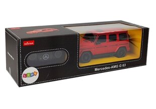 Mercedes AMG G63 kaugjuhtimispuldiga auto, 1:24, punane hind ja info | Poiste mänguasjad | kaup24.ee