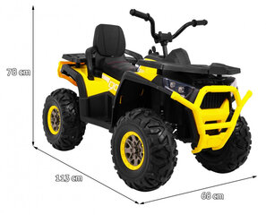 Quad ATV lastele, kollane hind ja info | Laste elektriautod | kaup24.ee