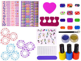 Laste nail art komplekt цена и информация | Игрушки для девочек | kaup24.ee