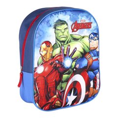 Kooliseljakott The Avengers Sinine (25 x 31 x 10 cm) цена и информация | Школьные рюкзаки, спортивные сумки | kaup24.ee