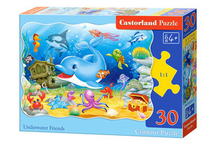 Пазл Castorland Underwater Friends, 30 деталей цена и информация | Пазлы | kaup24.ee