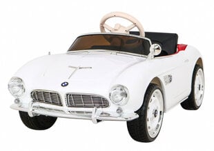 BMW 507 Retro ühekohaline elektriauto, valge hind ja info | Laste elektriautod | kaup24.ee