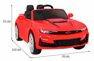 Chevrolet CAMARO 2SS ühekohaline elektriauto, punane hind ja info | Laste elektriautod | kaup24.ee