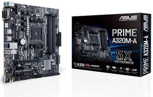 ASUS PRIME A320M-A hind ja info | Emaplaadid | kaup24.ee