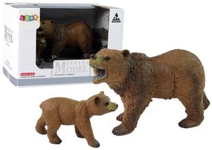 Медведица и медвежонок, набор из 2 фигурок цена и информация | Игрушки для мальчиков | kaup24.ee
