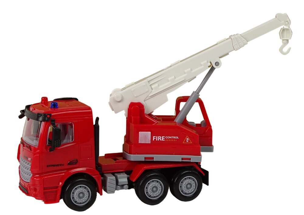 Mänguauto tuletõrjeauto koos liiklusmärkidega цена и информация | Poiste mänguasjad | kaup24.ee