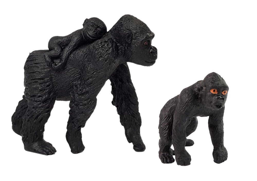 Figuuride komplekt - Gorilla koos poegadega hind ja info | Poiste mänguasjad | kaup24.ee