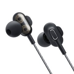 Wired earphones Blitzwolf AirAux AA-HE4, 3.5mm jack, 1.2m (black) цена и информация | Наушники | kaup24.ee