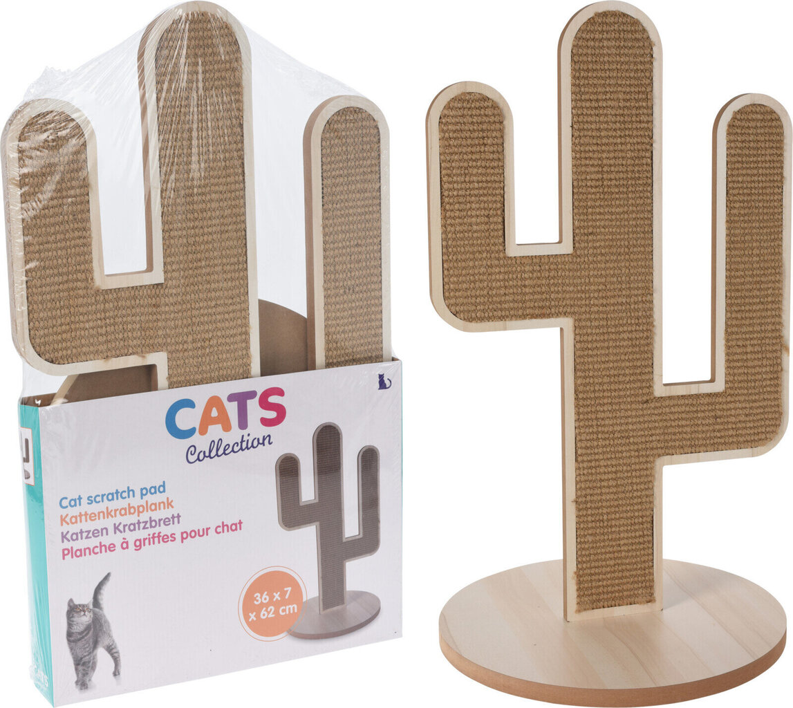 Cats Collection kraapimispost kassile kaktus 35x34,5x6 cm цена и информация | Kassi kraapimispuud | kaup24.ee
