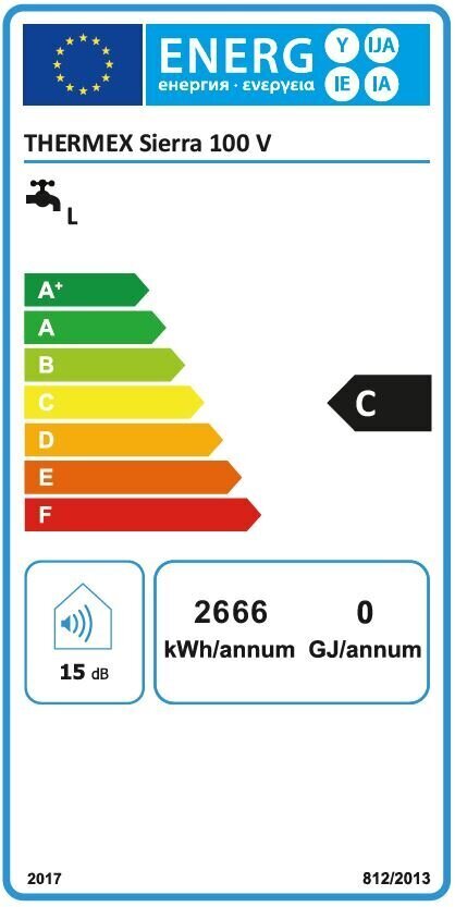 Veeboiler Thermex Sierra 100V цена и информация | Boilerid | kaup24.ee