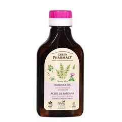 Takjaõli osiga juuste väljalangemise vastu Green Pharmacy Herbal Care Burdock Oli, 100 ml цена и информация | Маски, масла, сыворотки | kaup24.ee