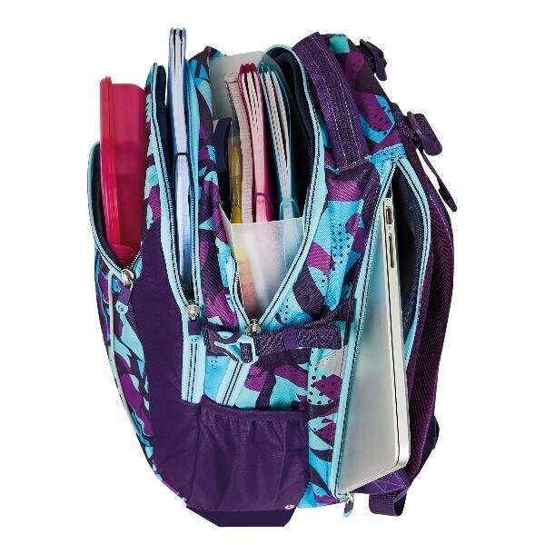 Herlitz koolikott-seljakott Ultimate - CamouPurple, 24 l цена и информация | Koolikotid, sussikotid | kaup24.ee