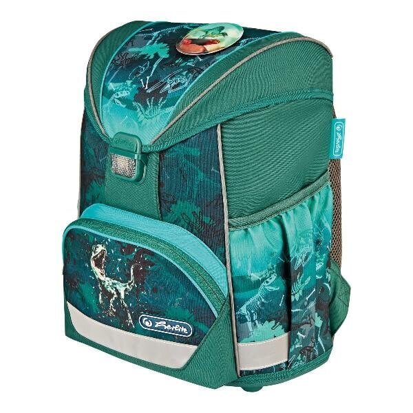 Herlitz koolikott-ranits Ultralight Plus - Green Rex, 15 l hind ja info | Koolikotid, sussikotid | kaup24.ee