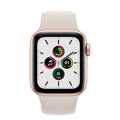 Apple Watch Series SE 40mm Aluminium GPS - Gold (uuendatud, seisukord) hind ja info | Nutikellad (smartwatch) | kaup24.ee