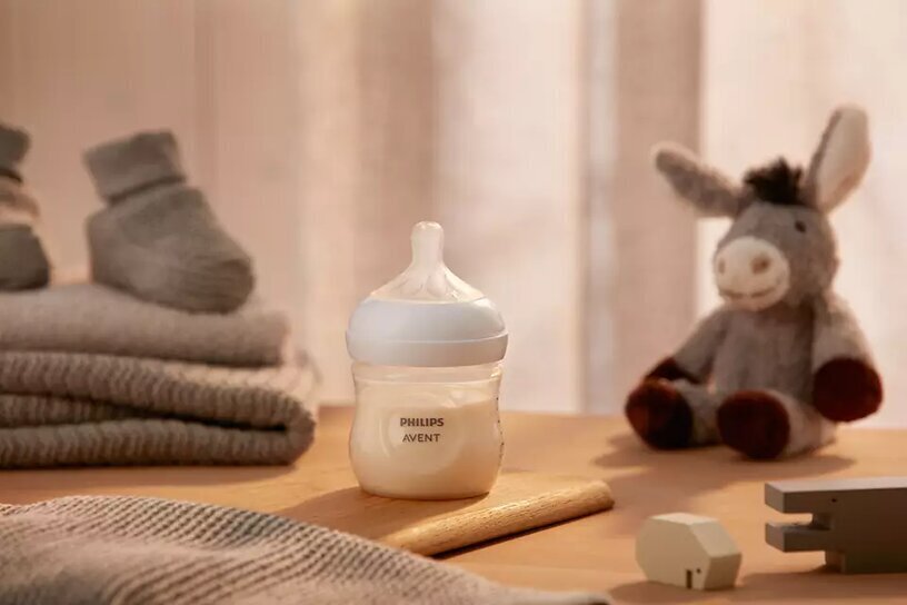 Pudel Philips Avent Natural SCY900/01, 0+ kuud, 125 ml hind ja info | Lutipudelid ja aksessuaarid | kaup24.ee