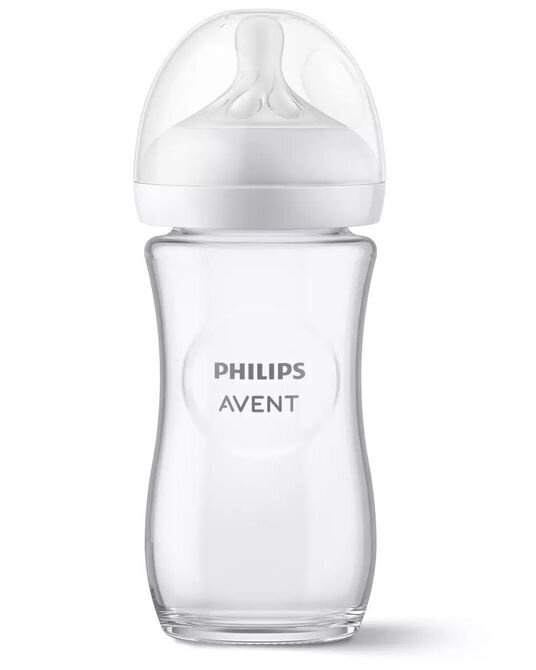 Pudel Philips Avent Natural SCY933/01, 1+ kuud, 240 ml hind ja info | Lutipudelid ja aksessuaarid | kaup24.ee