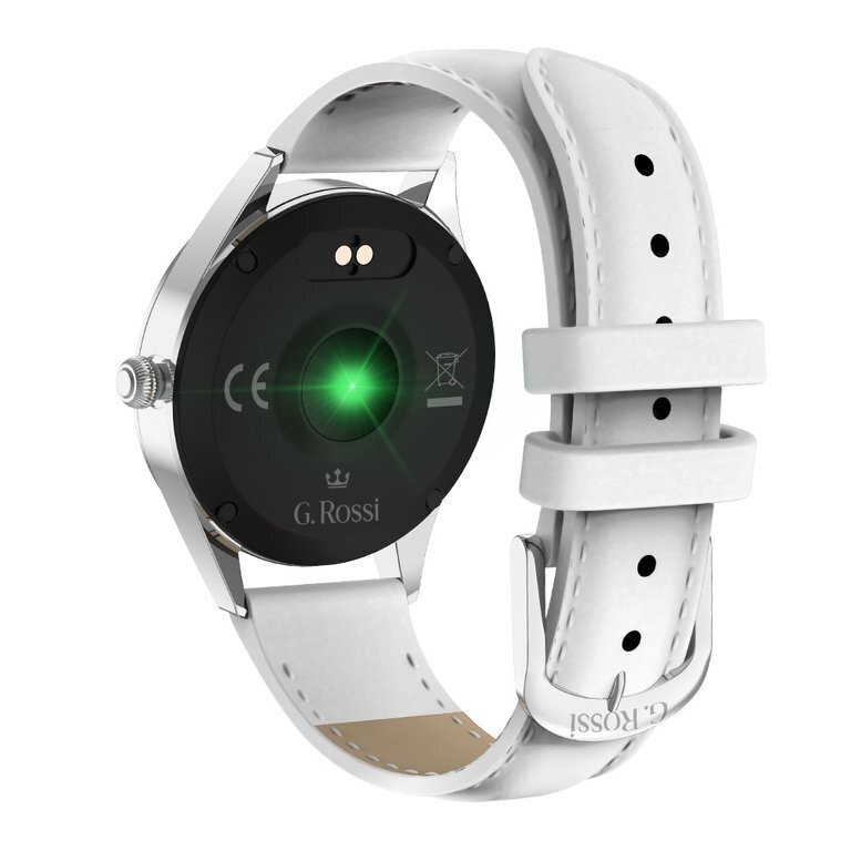 G. Rossi SW017 Silver/White цена и информация | Nutikellad (smartwatch) | kaup24.ee