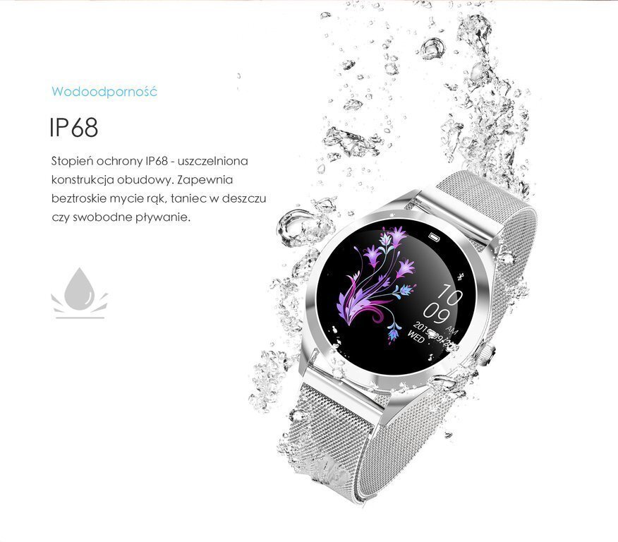 G. Rossi SW017 Silver/White цена и информация | Nutikellad (smartwatch) | kaup24.ee