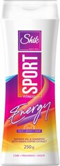 Geel-šampoon Shik Sport Energy 3in1 rohelise kohvi ekstraktiga, 250 g цена и информация | Масла, гели для душа | kaup24.ee