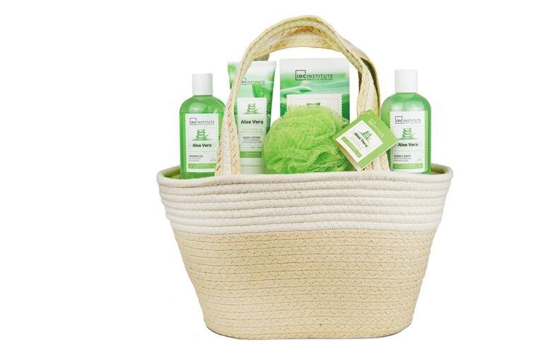 Vannikosmeetika SPA komplekt koos aaloega IDC Institute Complete Beach Bath, 5 tk. цена и информация | Dušigeelid, õlid | kaup24.ee