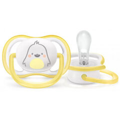 Пустышка Philips Avent Ultra Air Deco White Penguin SCF086/26, 0-6 мес., 1 шт. цена и информация | Соски на бутылочку | kaup24.ee