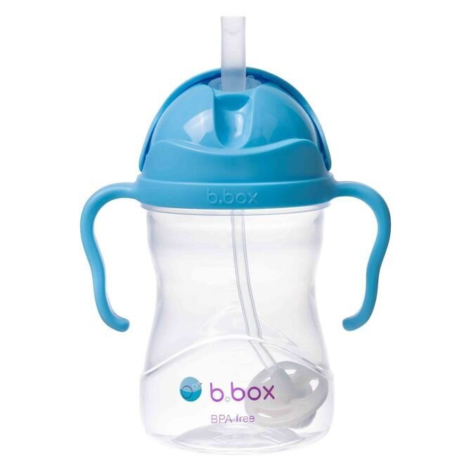 Lekkekindel klapiga joogipudel B.box Blueberry, 6+kuud, 240 ml hind ja info | Lutipudelid ja aksessuaarid | kaup24.ee