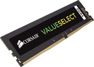 Corsair Value Select DDR4 16GB, 2666MHz, CL18 (CMV16GX4M1A2666C18) hind ja info | Operatiivmälu (RAM) | kaup24.ee