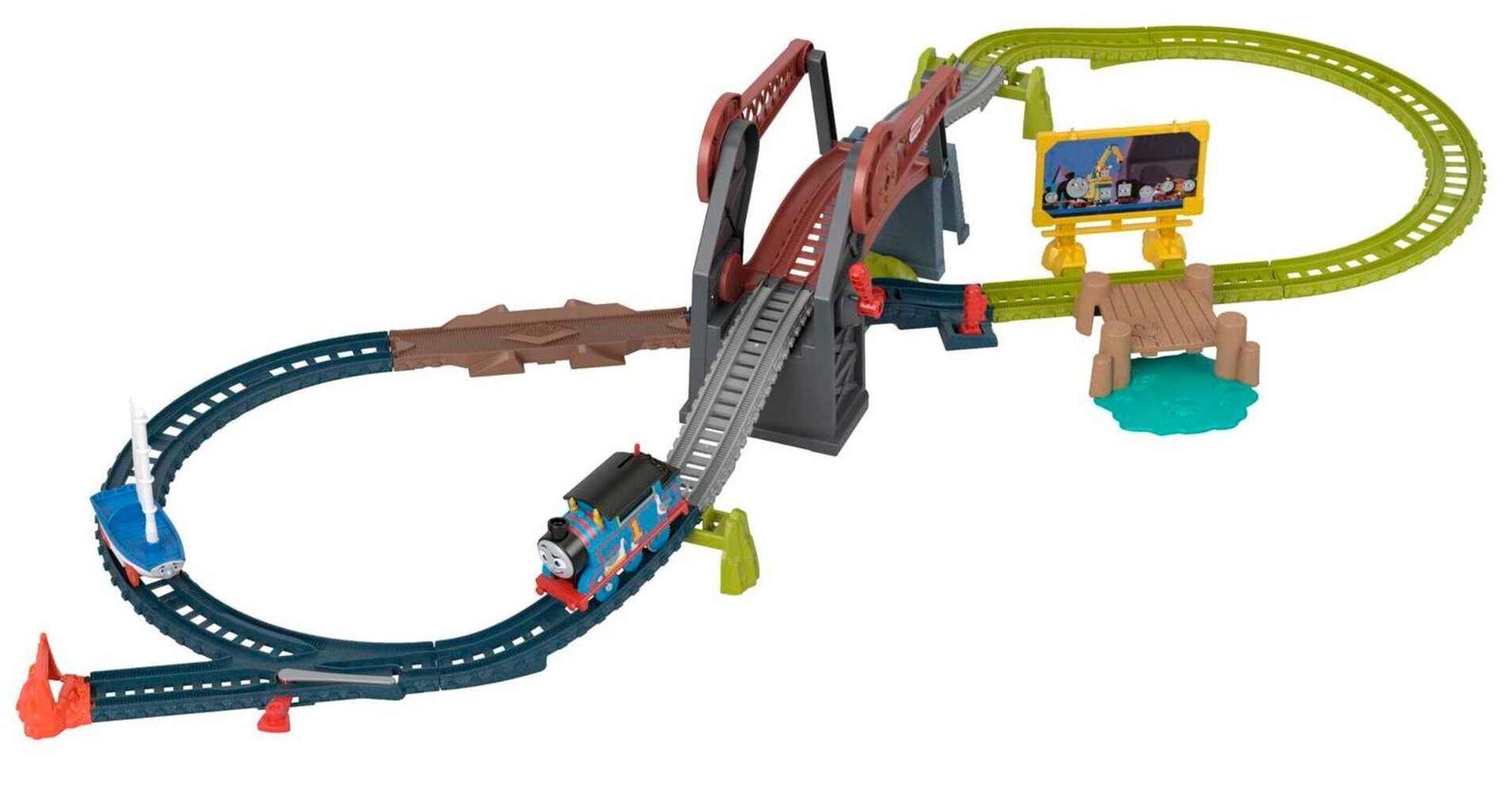 Rööbastega motoriseeritud rong Tom and Friends HGX65 hind ja info | Poiste mänguasjad | kaup24.ee