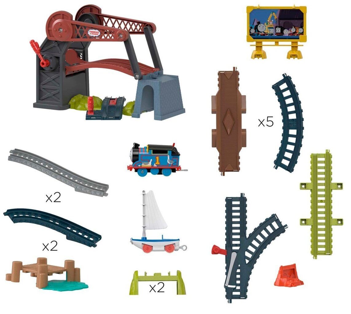 Rööbastega motoriseeritud rong Tom and Friends HGX65 цена и информация | Poiste mänguasjad | kaup24.ee