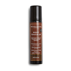 Revolution Haircare Root Touch Up Instant Root Concealer Spray - Sprej na krytí odrostů a šedých vlasů 75 ml Brown #5a2d21 hind ja info | Juuksevärvid | kaup24.ee