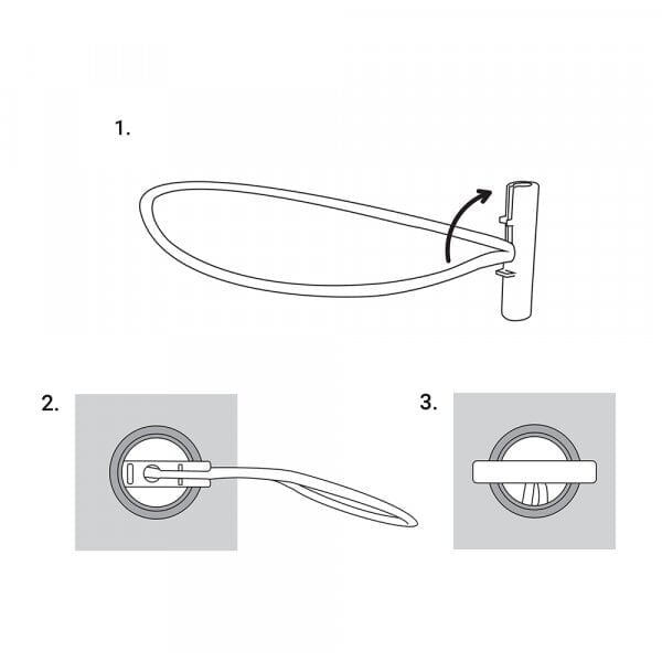 Bungee Cord T Bar elastne kumm koos pöörleva T-vardaga, 15 cm pikk - 10 tk цена и информация | Aiatööriistad | kaup24.ee