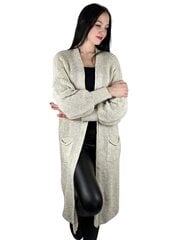 Кардиган женский Moda Italia, серый цена и информация | Женские кофты | kaup24.ee