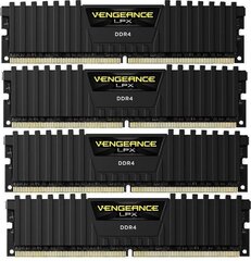 Corsair Vengeance LPX 4x8GB, 3000MHz, CL16 (CMK32GX4M4D3000C16) hind ja info | Operatiivmälu (RAM) | kaup24.ee