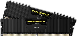 Corsair C16 Memory Kit VENGEANCE LPX 32 GB, DDR4, 3200 MHz, PC/server, Registered No, ECC No цена и информация | Оперативная память (RAM) | kaup24.ee