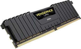 Corsair C16 Memory Kit VENGEANCE LPX 32 GB, DDR4, 3200 MHz, PC/server, Registered No, ECC No цена и информация | Оперативная память (RAM) | kaup24.ee